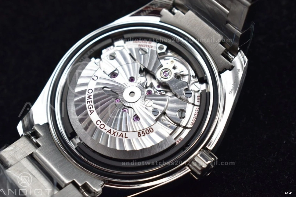 SS A8500 Aqua 1:1 VSF Best White Edition Dial Terra On Waved SS Bracelet 150M 0601